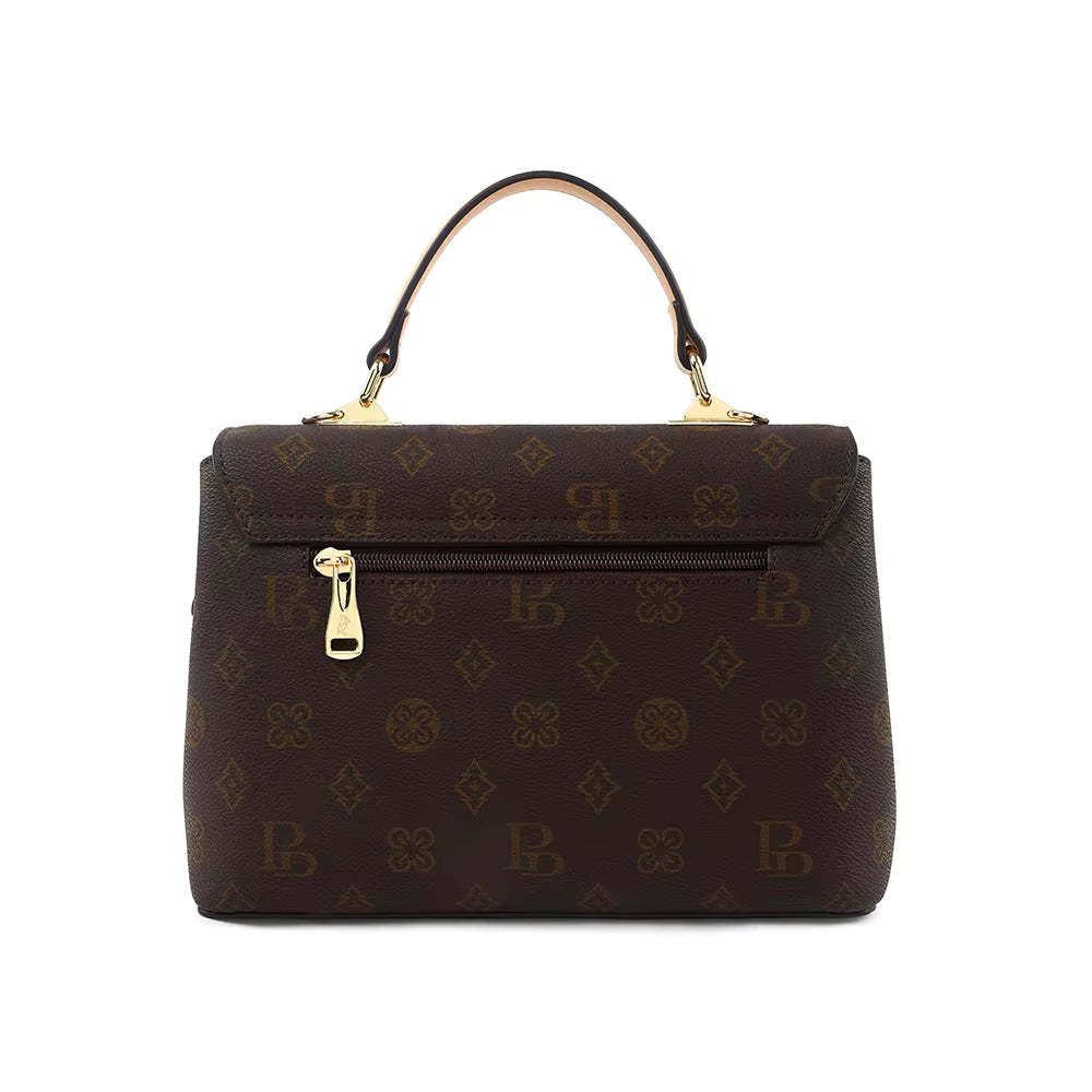 The Signature Monogram Handbag - Coffee