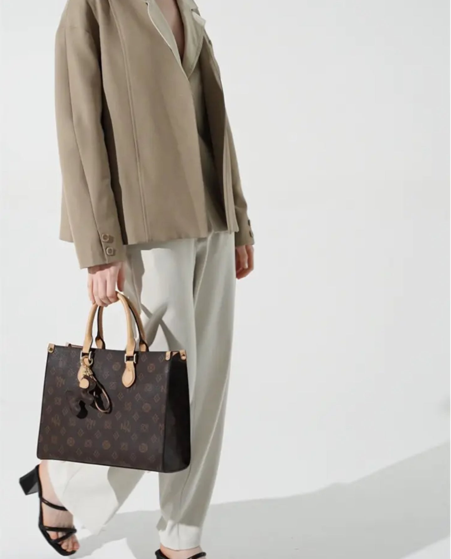 The Milan Monogram City Tote