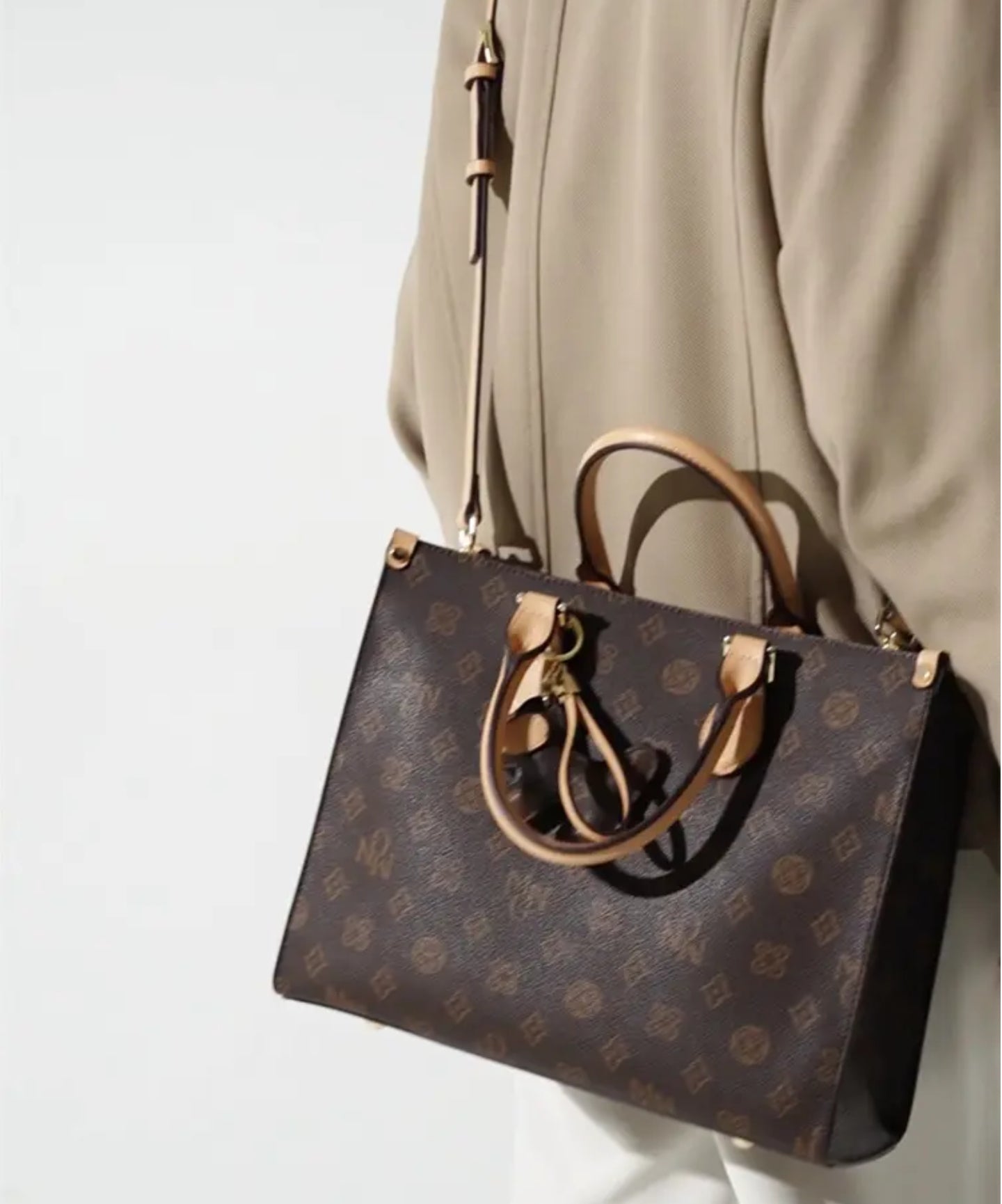 The Milan Monogram City Tote