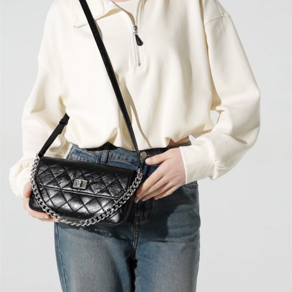 The Ravenna Quilted Crossbody