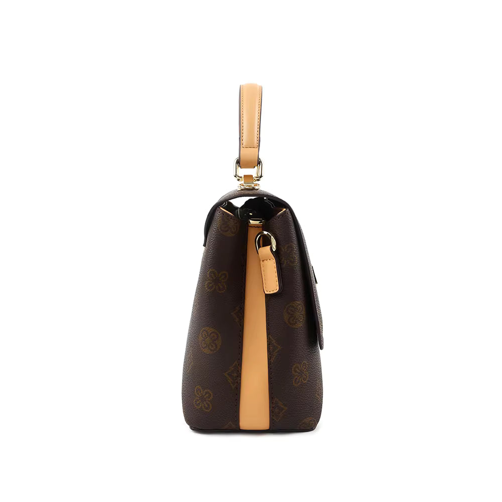 The Signature Monogram Handbag - Coffee
