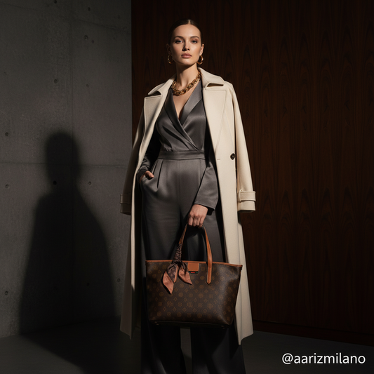 The Amalfi Monogram Shopper Tote