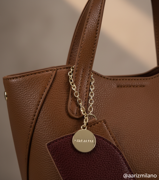 Chrisbella Mini Trapeze Tote with Pouch