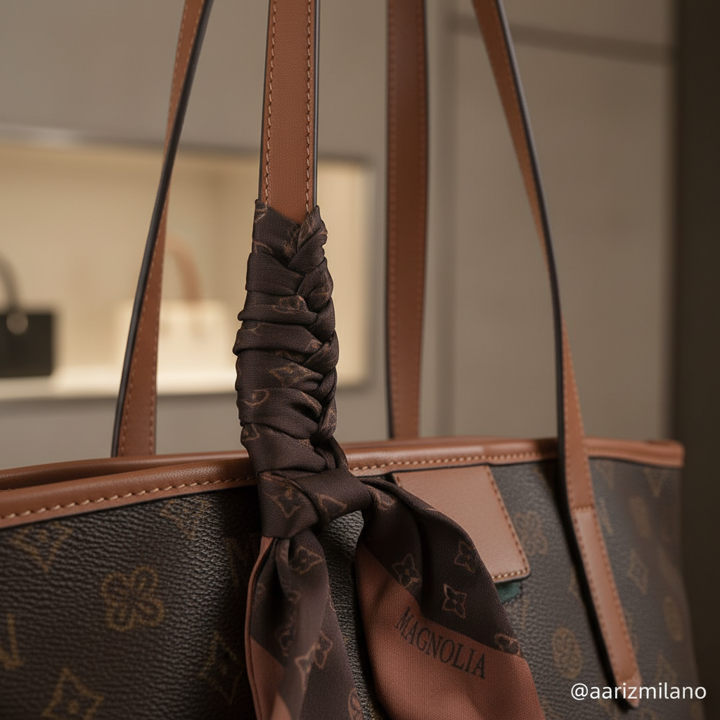 The Amalfi Monogram Shopper Tote