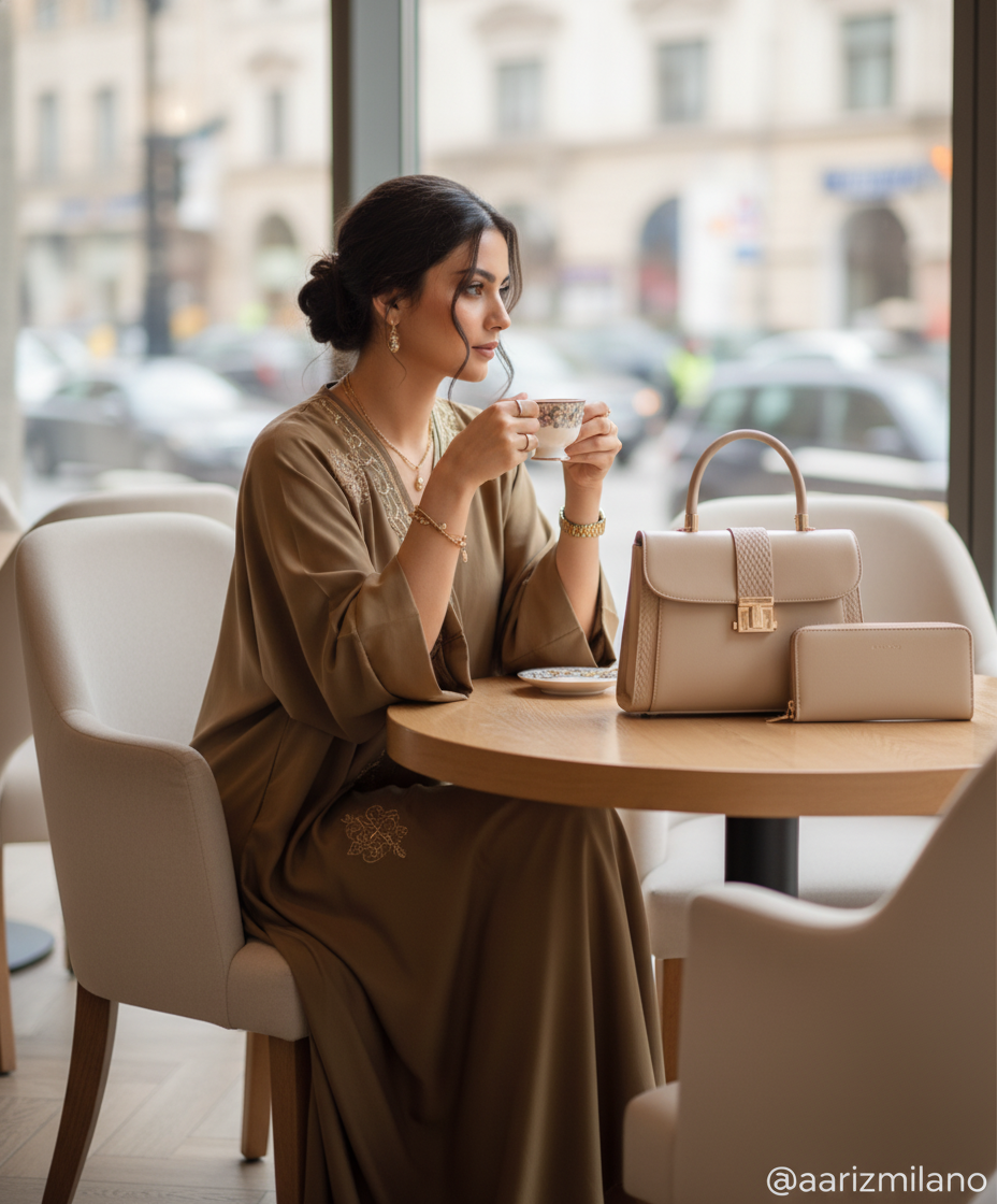 BAGCO Woven Detail Top-Handle & Wallet Set